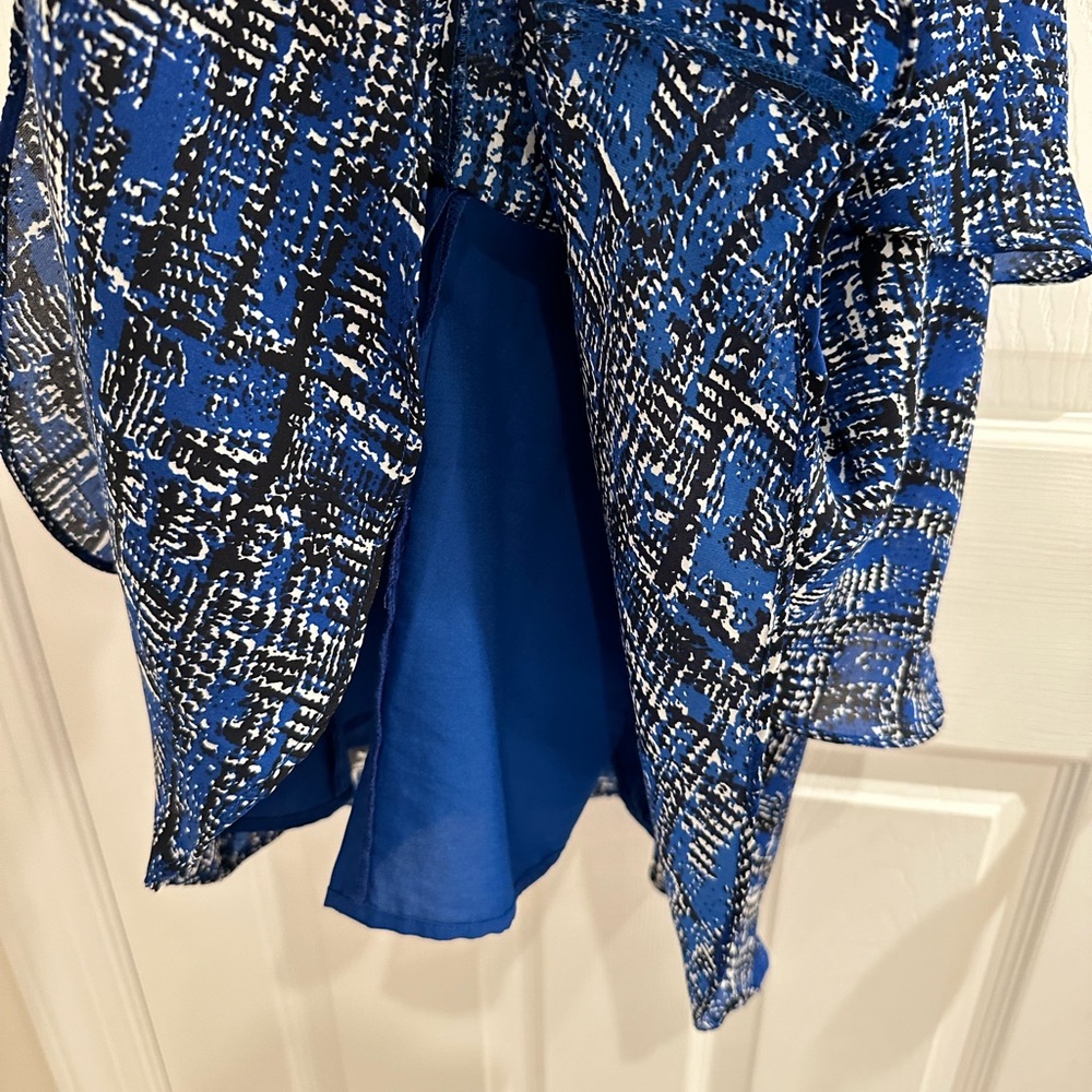 Banana Republic Tiered Ruffle Dress - Size 0 Petite - Picture 6 of 6